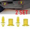 2 Set Clips Front Dash Insulator Fastener 1310861 1310862 For Ford Focus C-MAX Kuga