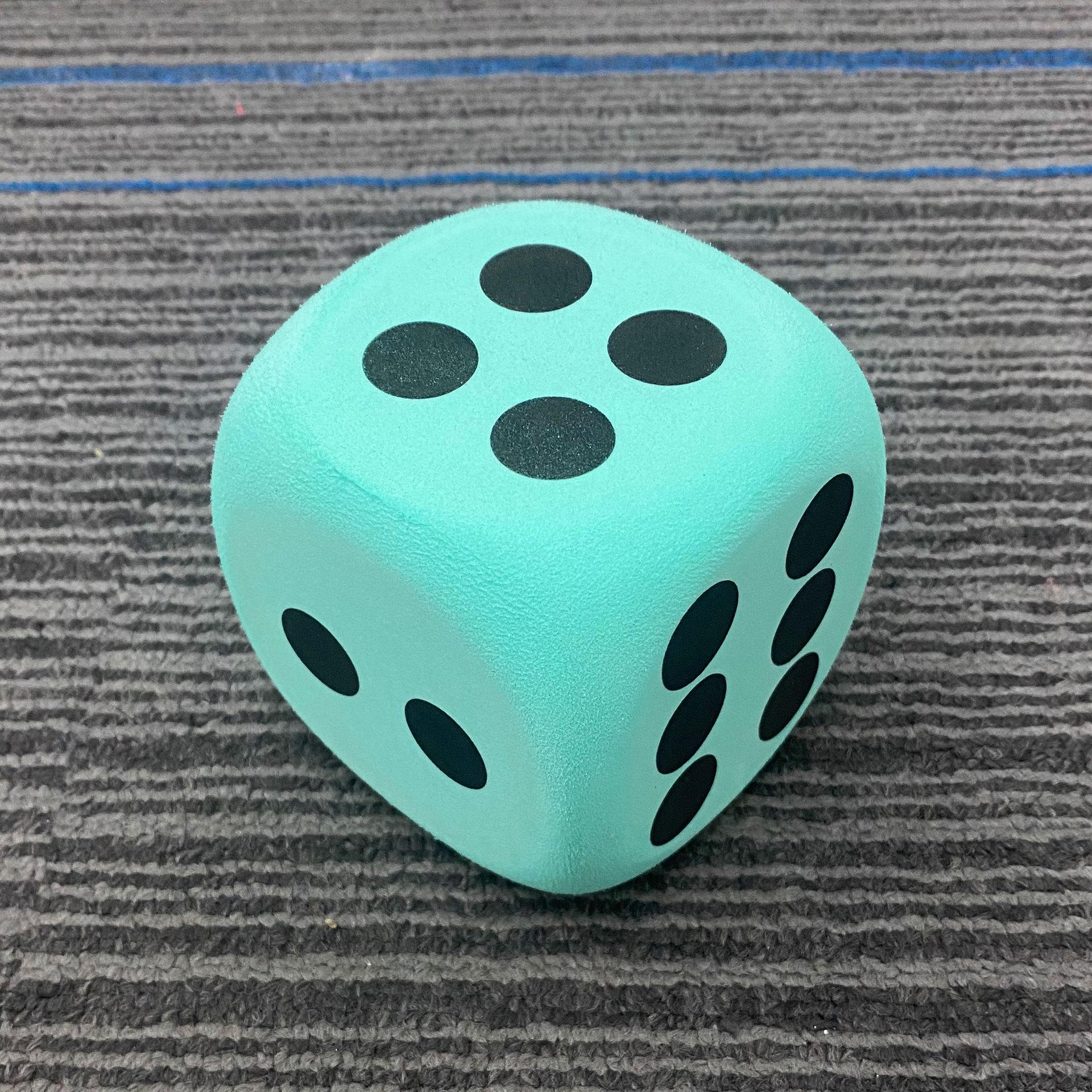 

8cm EVA Foam Dice with Rounded Corners - 6-Sided Fun Cube