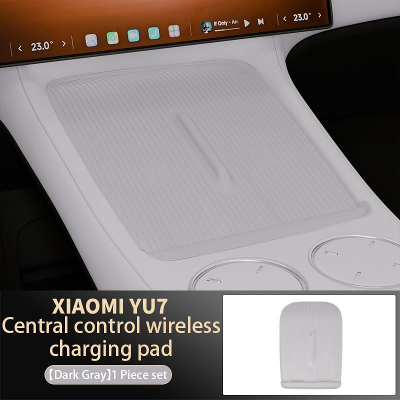 Benutzerdefinierte Silikon-Schutzhülle für kabelloses Laden für Xiaomi Yu7 2025 2026 Mittelkonsolen-Ladefläche im Auto