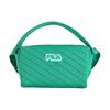 Fashion Casual Logo Print Fabric Crossbody Bag Small Size Women Bags Soft-Green F13W428161FGN