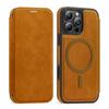 Custodia a Portafoglio in Pelle di Lusso con Porta Carte per iPhone 16 Pro Max 15 Pro 14 13 12 11 per Magsafe Antiurto Ricarica Wireless Cover Magnetica Bumper