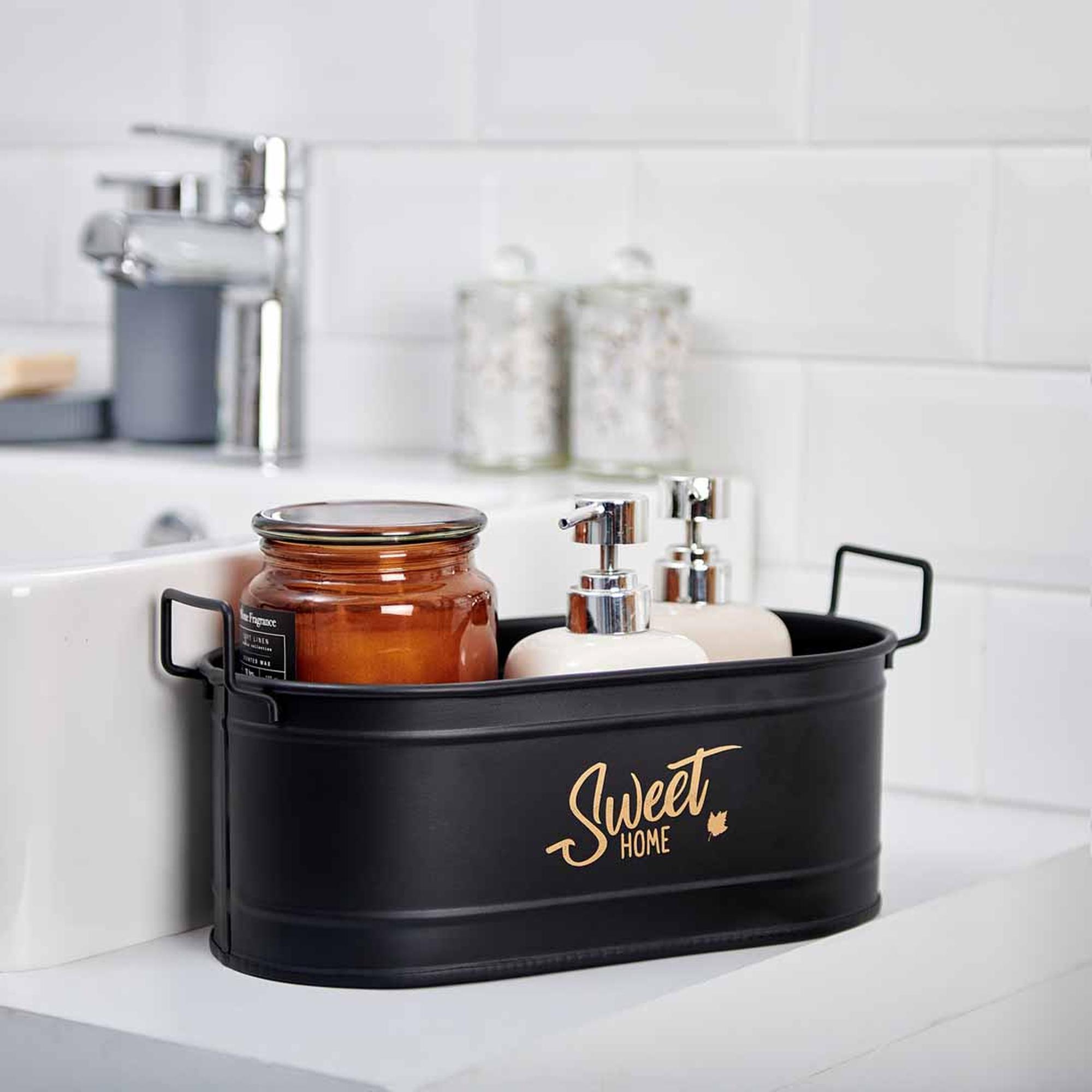 

Многоцелевой металлический органайзер 11x15x28 cm чёрный