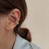 Lot de 3 Boucles d'Oreilles Clip Oreille Zirconium Croix Irrégulière Pour Femmes Mode Géométrie Simple Manchette d'Oreille Sans Trou Bijoux de Fête Cadeau de Noël