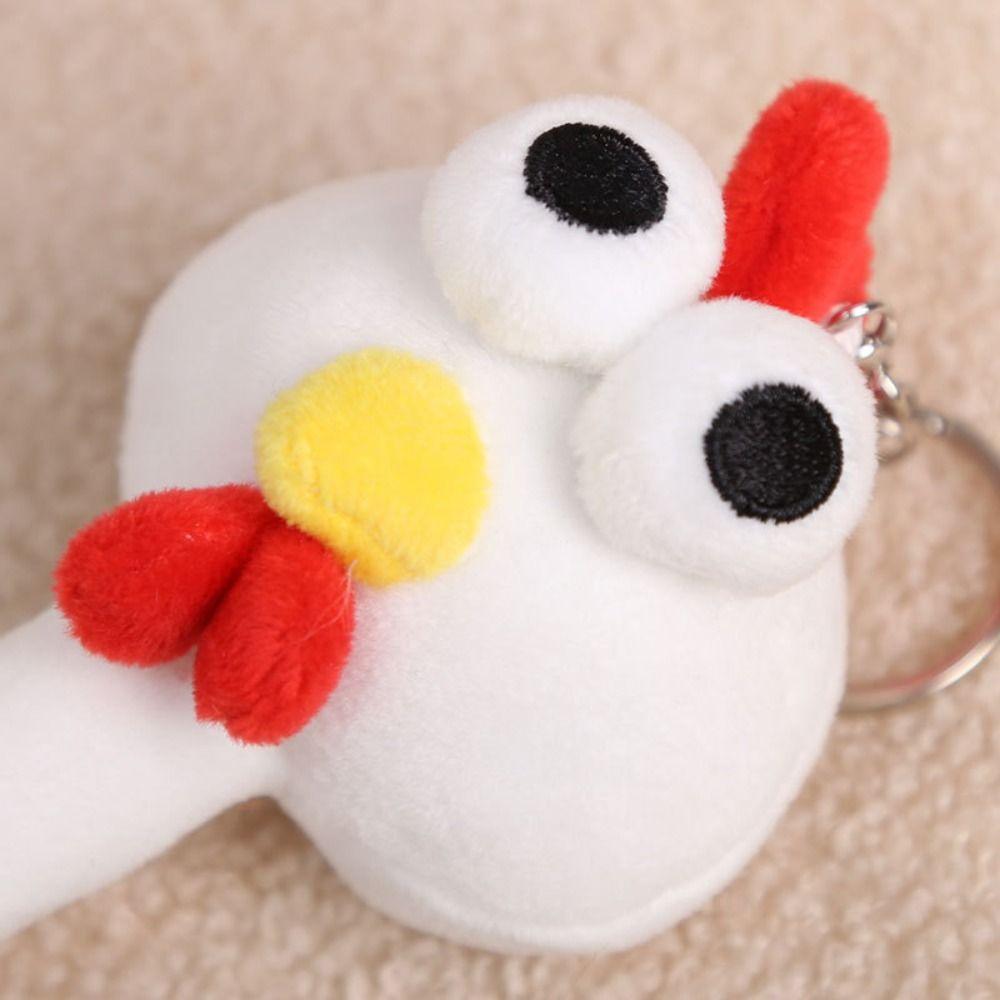 Filled Cartoon Animal Keychain 20 Centimeters Plush Hanging Ornament Bag Charm  Backpack Decoration