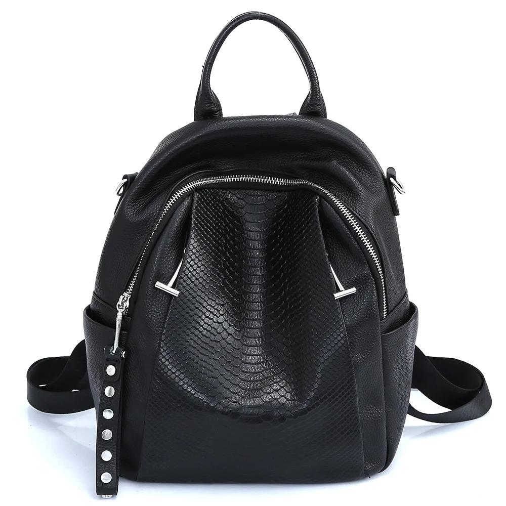 Genuine Leather Backpack For Women