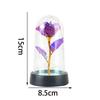 LED Gold Foil Rose Creative Gift Ornaments Artificial Rose Flowers  Mother's Day