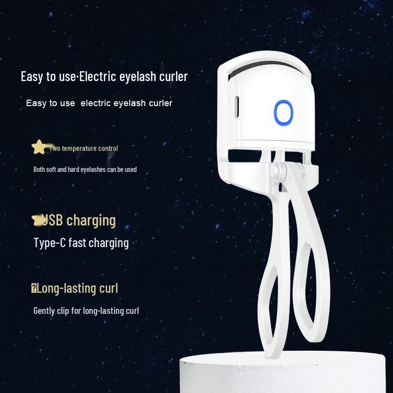 Portable Electric Heated Eyelash Curler: Sunflower Design