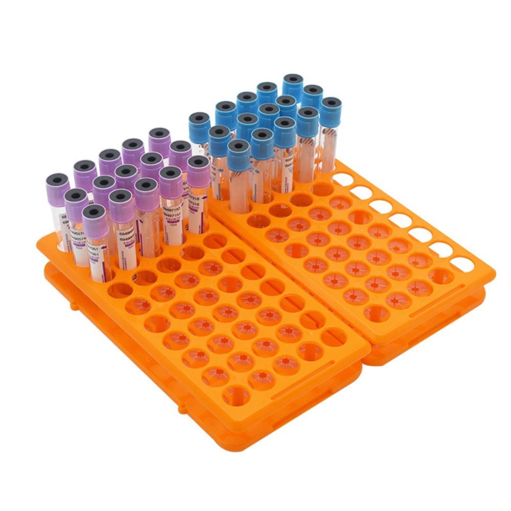 Plastic Centrifuge Tube Rack 50-Slot Sampling Tube Rack Test Tube Rack for 5mL 10mL 15mL Tubes