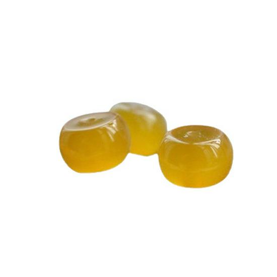 Handmade Natural Red Agate and Yellow Chalcedony Abacus Spacer Beads for DIY Bracelets