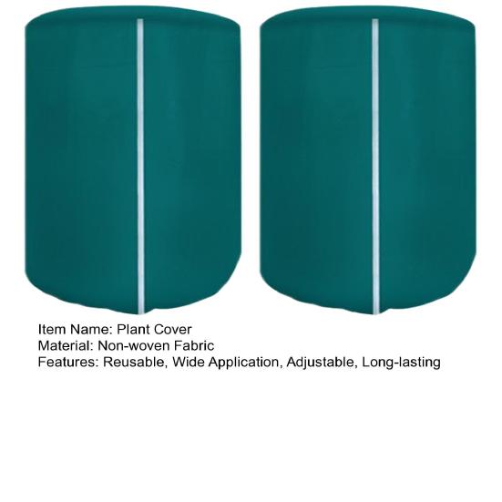 Plant Freeze Protection Cover Frost Cloth Blankets with Zipper Drawstring Large Reusable Plant Protector Tree Covers for Outdoor Plants Shrub Potted