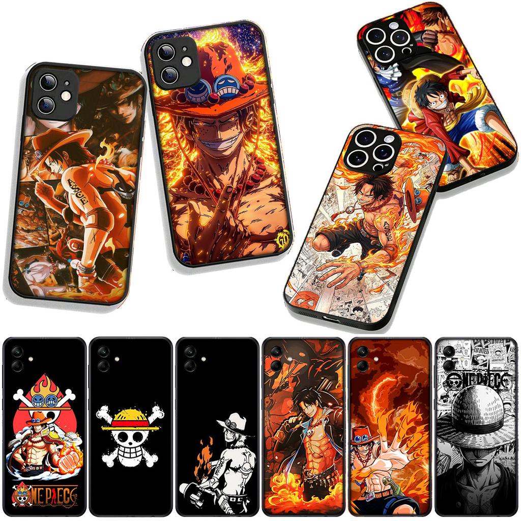 Wallpaper Ace Luffy One Piece for Motorola Moto G04 G13 G14 G22 G23 G20 G32 G34 G35 G64 G82 G84 G53 G60 G72 E14 E15 E13 Case