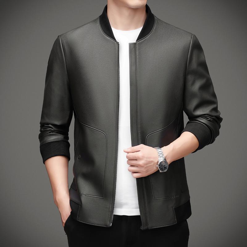 Men's Versatile Hooded Leather Jacket - Plus Velvet, Thickened Sheepskin, Warm Casual Dad Style Outerwear for All Ages