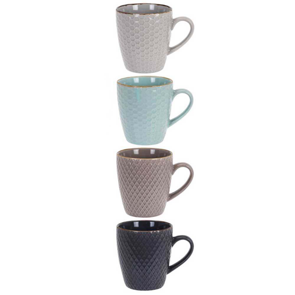 Zestaw Kubków Ceramicznych 4 Szt 200 Ml