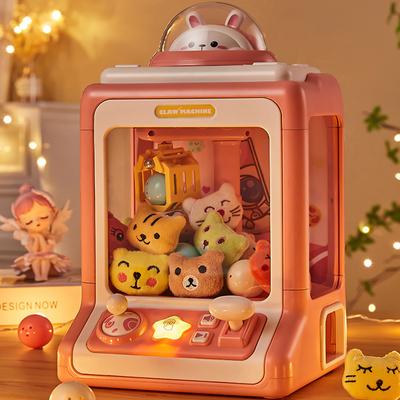 Çocuk Tutucu Bebek Yakalama Makinesi Küçük Ev Tipi Mini Tutucu Bebek Erkek ve Kız Çocuk Büyük Madeni Para Gashapon Makinesi Oyuncak