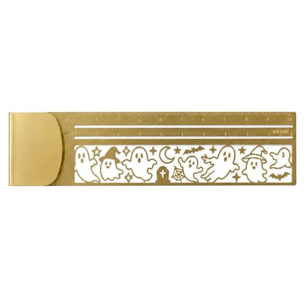 Brass Stencil Straight Ruler Cute Patterns Journal Decorative Ruler  Journal Scrapbook