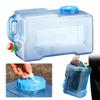 15/18/19/20/22/24/25L Car Water Bucket Large Capacity Drinking Water Bucket with Faucet Portable Car Water Bucket Driving Pure