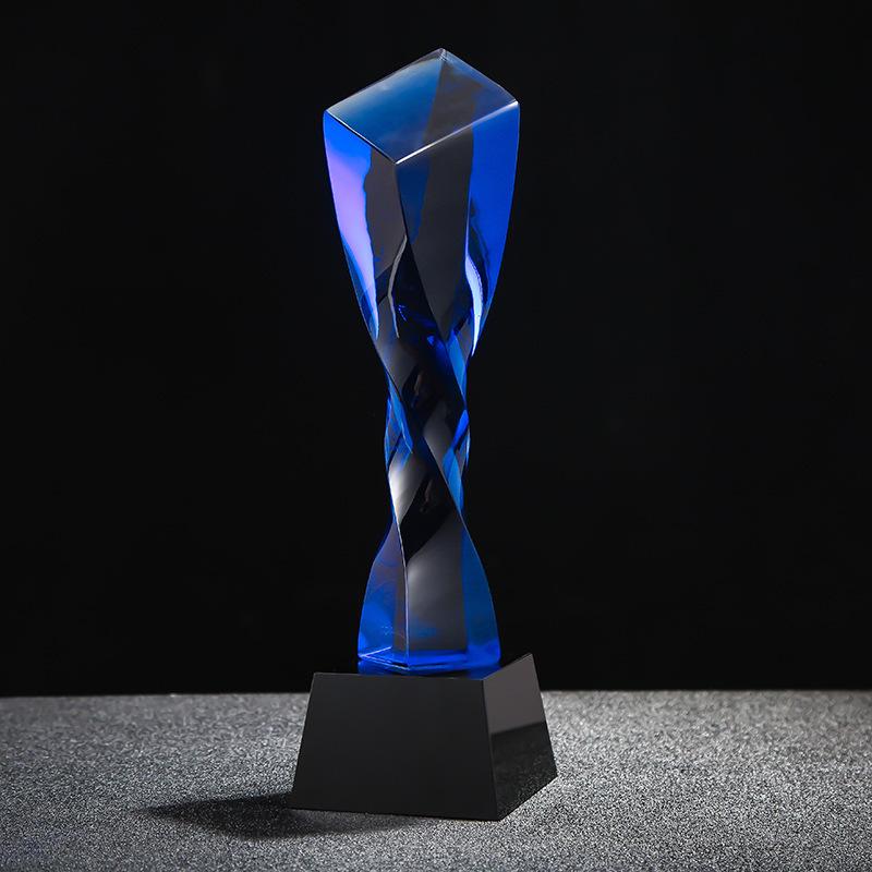 Personalized Crystal Trophy: School, Graduation, Company Awards & Souvenir Engraving Plate