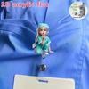 2D Flat Acrylic Long Braid Figure Retractable Badge Reel, Sturdy PMMA ID Holder For Medical Students And Nurses, Workplace Medical Identification Clip