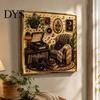 Therapeutic Creative Projects Vintage Room Diamond Painting Kit, DIY Art with Cozy Cottage Scenes, Interior Design Wall Complete Tools Set for
