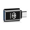 Car Usb Type C Cable Converter Charging Adapter Car Accessories for Toyota TRD GR Chr Corolla Yaris Rav4 E150 E120 Land Cruiser 200