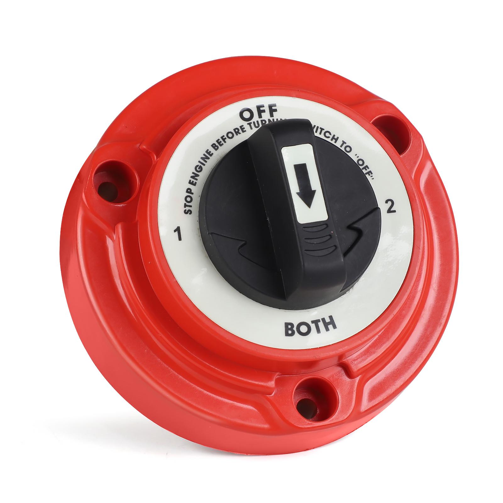 

Car Dual Battery Selector Switch 400A 6-32V 4 Position Power Cut Off Battery Isolator For Marine Boat RV Big Truck
