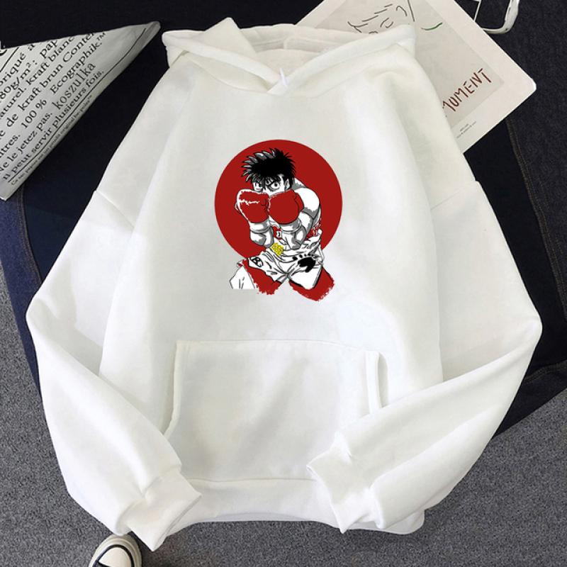 

Горячее Аниме Хадзимэ Без Иппо Толстовки Свободный Флис Толстовка Мультфильм Борьба Крутые Иппо Пуловеры Толстовка для подростков Мужская одежда