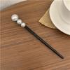 Chinese Punk Ruby Pendant Sword Hairpin Fashion Simple Modern Headdress Back Of The Head Pan Hair Ornament Fashion Retro New