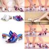 Elegant Crystal Sandals For Women With Heels Peep-toe Design Perfect For Summer