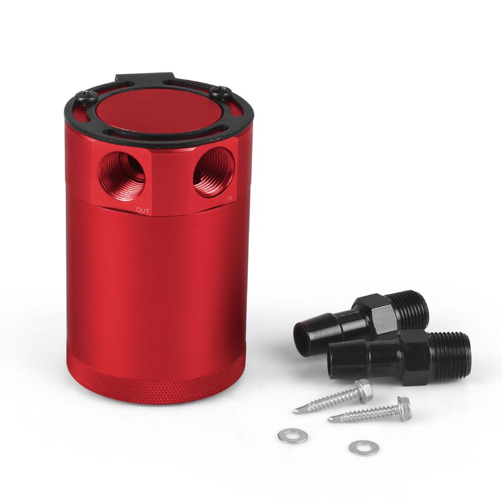 

Car Modification Dual Ventilation Engine Oil Waste Recovery Can червоний