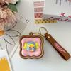 Creative Three-dimensional Cartoon Coin Bag Cute Silicone Small Square Bag Mini Keychain Student Backpack Pendant Bag Gift
