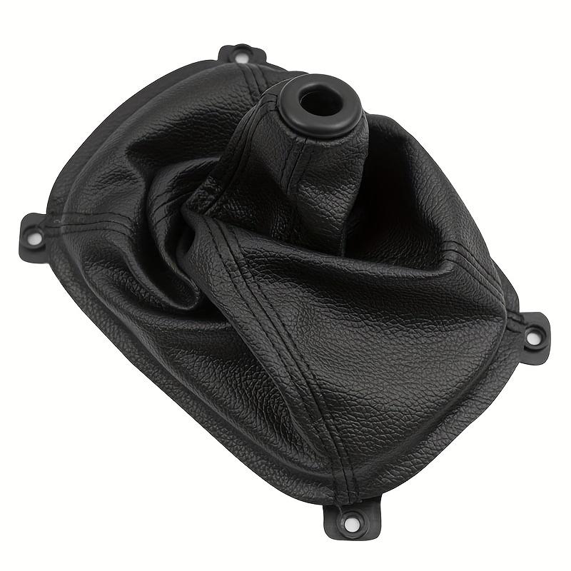 Per Kia Sportage 2005-2010 Copertura Pomello Cambio in Pelle PU Nera e Plastica ABS, Adatta per Cuffia Leva Cambio, Accessori Styling Interni Auto