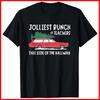 Jolliest Bunch Of Teachers This Side Of The Hallway Black Cotton T-Shirt Unisex T-Shirt