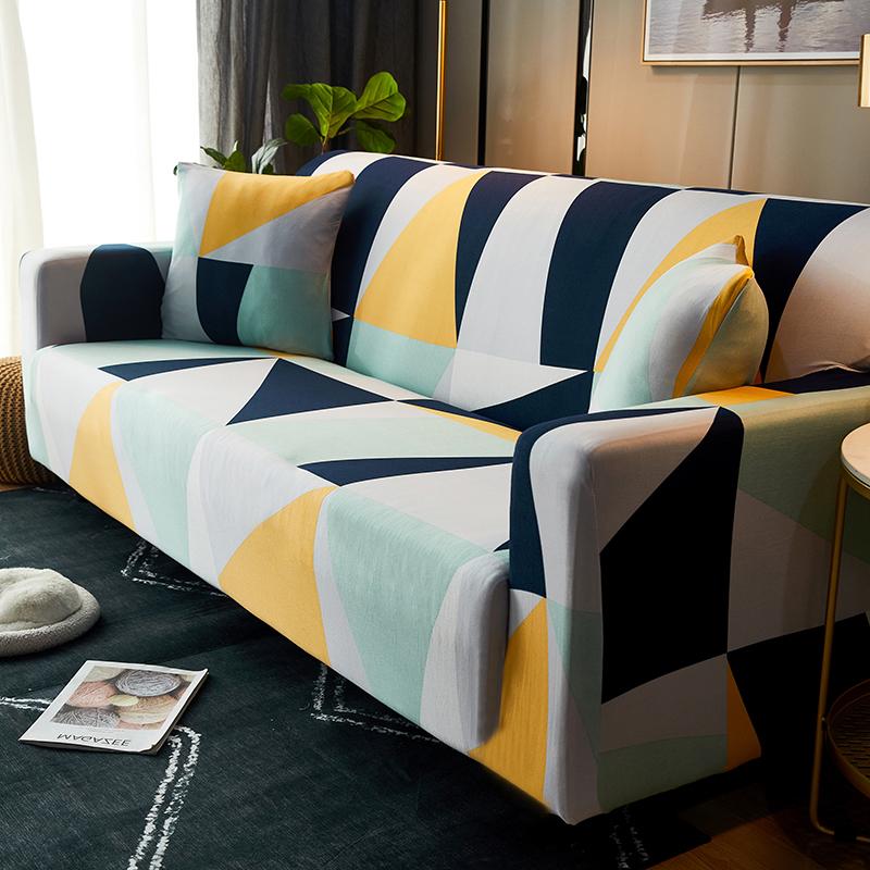 Stretch Couch Cover All-Inclusive Sofa Slipcovers For Kids Pets Washable Universal Furniture Protector With Elastic Bottom