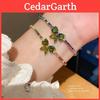 Light Luxury Colorful Butterfly Bow Bracelet For Women With Zirconia Jewelry Gift