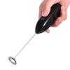 Kitchen Mini Milk Frother Drink Coffee Foamer Electric Whisk Mixer Stirrer Eggbeater Black