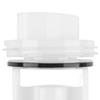 Plastic Washing Machine Drain Pump Cover Assembly Reliable Water Stopper Overflow Protection for Laundry Use