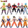 Anime 17-18CM Dragon Ball Z Super Saiyan Son Goku Broly Vegeta Anime Action Figure Model Gifts Collectible Figurines for Kids