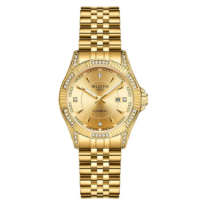 Top Brand Women's Automatic Quartz Watch Luminous Waterproof Women's Watch Light Luxury Diamond Women's Watch