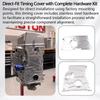 Aluminum Alloy Timing Chain Cover Kit for Acura TSX (CL9, K24A2), CR-V, and Element