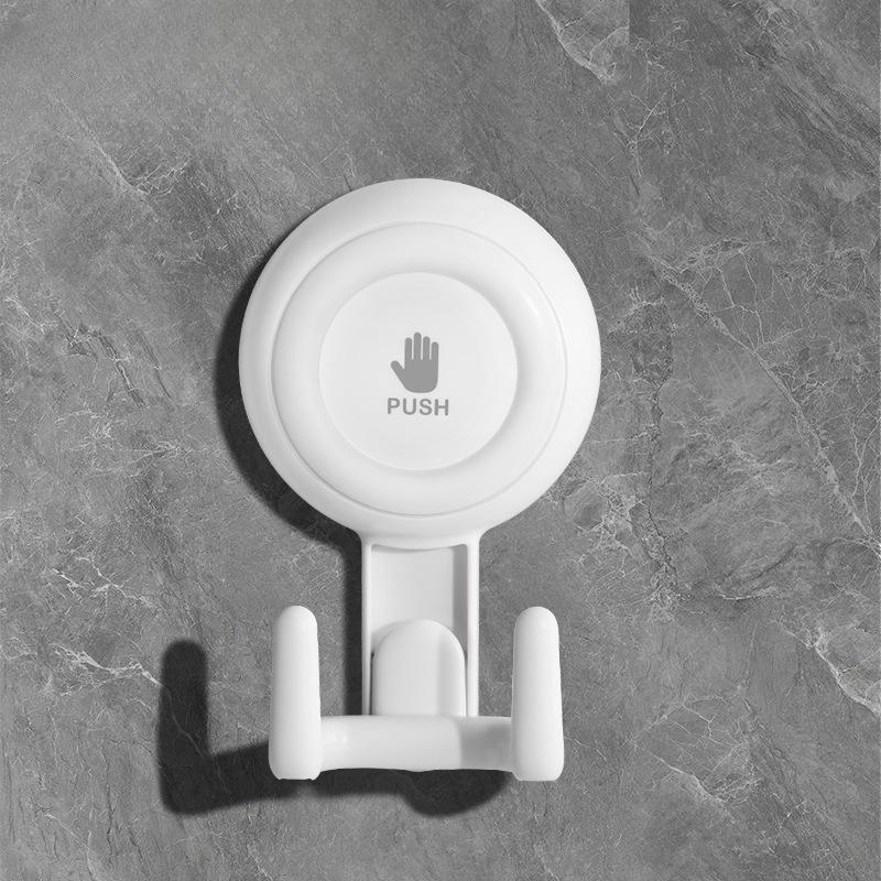 Vacuum Rotating Suction Cup Hook, Strong No-drilling Traceless Storage Rack Wall-mounted Adhesive Hook Multi-hook