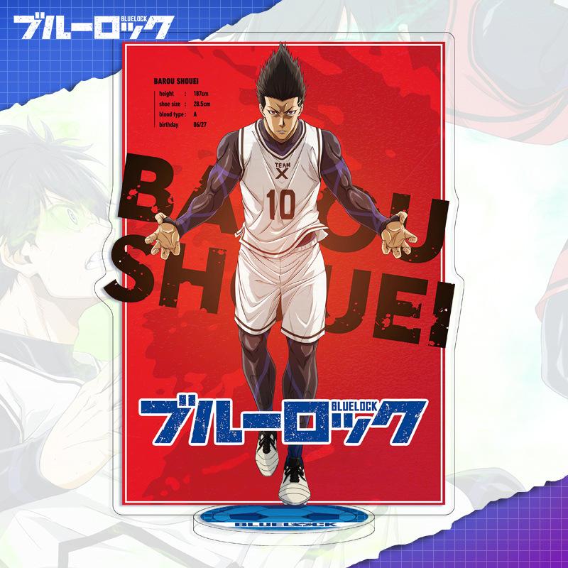 Standee Prigione Blu 16cm Fronte-Retro HD Anime Segno Acrilico Standing Standee