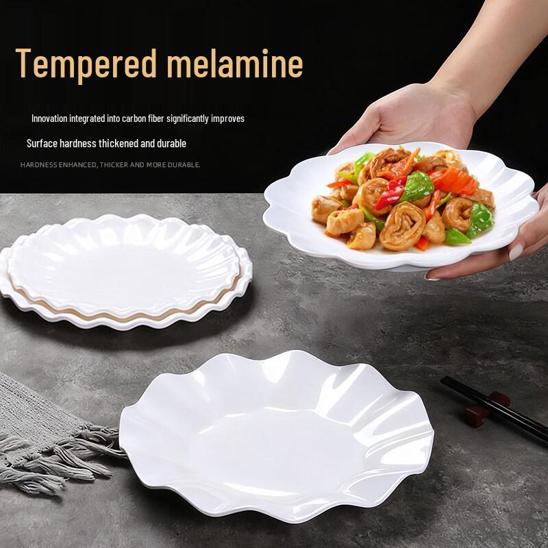 A3 Melamine Imitation Porcelain Serving Plate