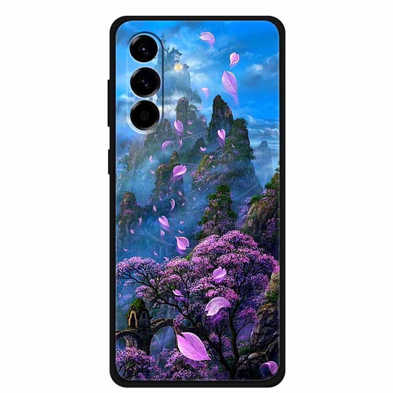 For Samsung Galaxy S26 Case Cute Animal Floral Silicone Soft Cover for Samsung S26 S 26 TPU Coques Phone Cases Pastel Capa Shell