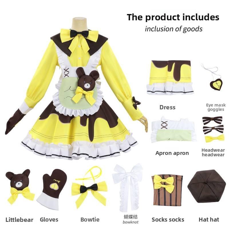 Eggy Party Cosplay Dress With Soft Polyester Material For Anime Game Role Play Kids Adults