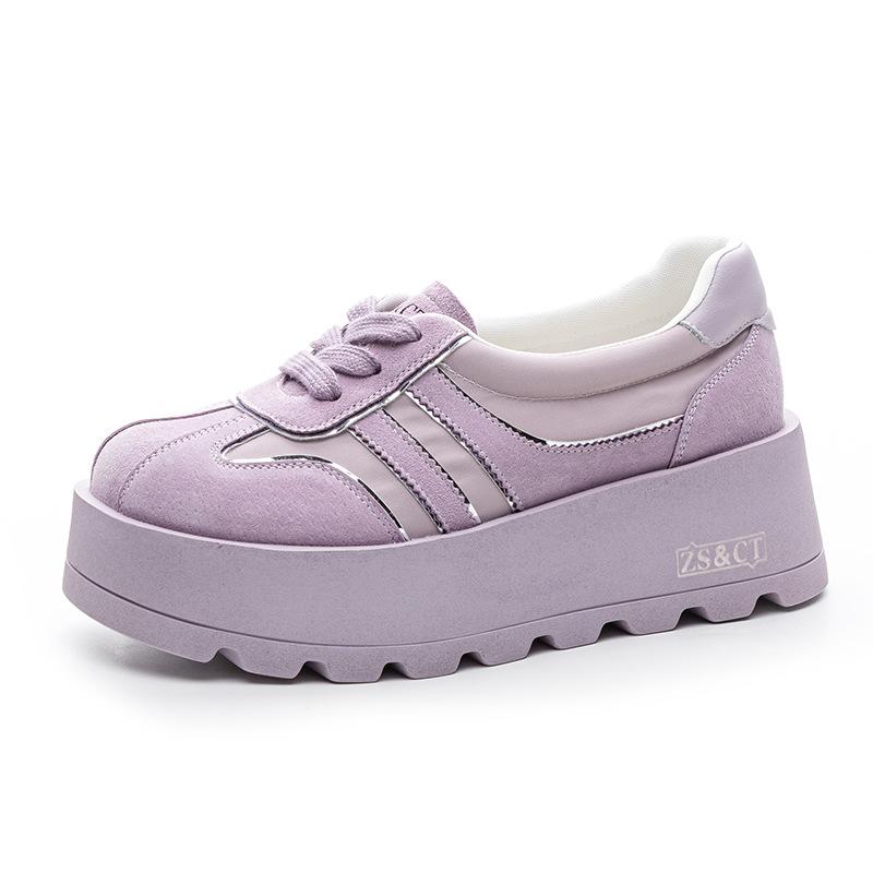Thick-soled Small Muffin Shoes Spring and Autumn New Breathable Casual and Comfortable
