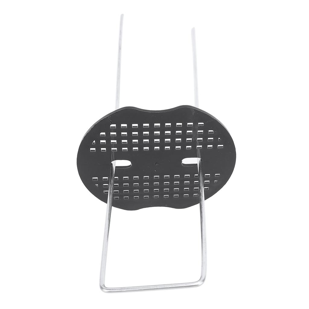 Gartenlandschaft Klammern Set 40 Stück U-förmige Eisenpflöcke und 40 Stück Kunststoffscheiben Set zur Befestigung