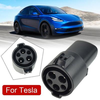 EV-Ladeadapter, Ladeanschluss für Elektroautos für Tesla Modell XY 3 S, SAE J1772 Typ 1 zum Adapter für Tesla EVSE