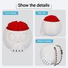 Stress Relief Toys 3D Printed Skull Brain Keychain Fidget Toy with Crisp Pressing Sound Portable Pendant for Backpack Bag Keys Unique Gift for Teens