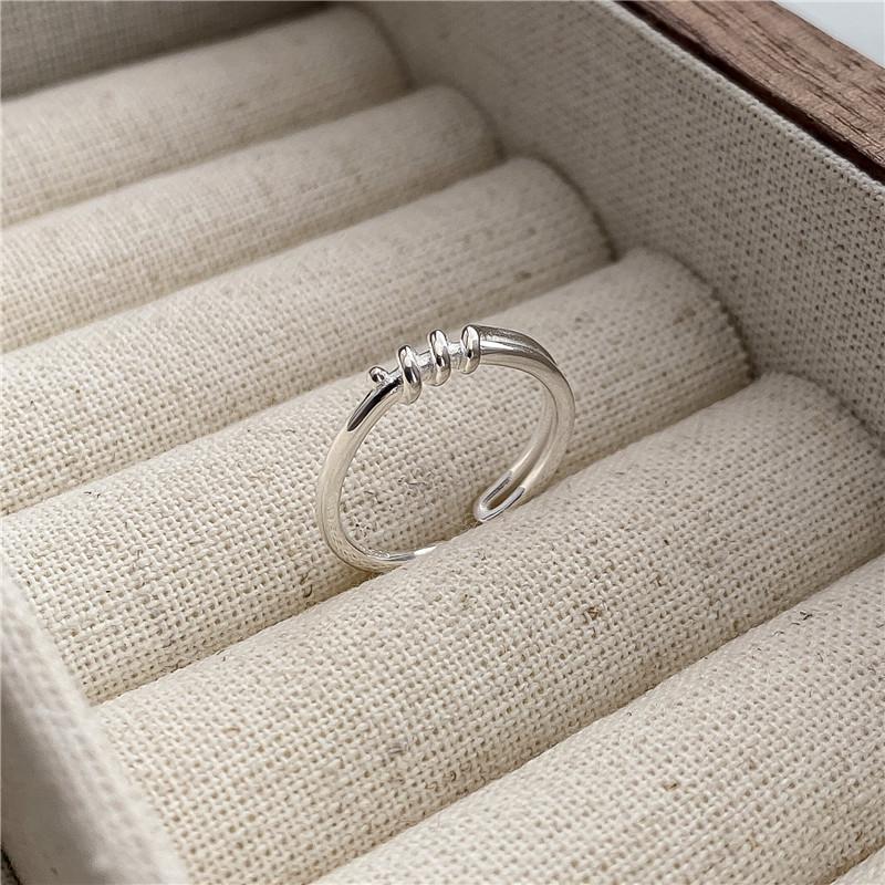 Ada Jewelry Anel Factory Hot Selling Women's Fashion Korean Design Simple S925 Sterling Silver Ring