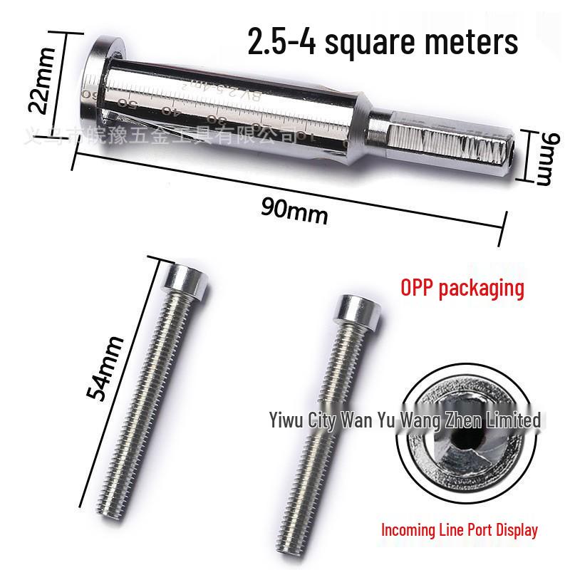 Universeller Elektriker-Abisolierzange und Verbinder (2,5-4mm)